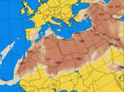 España: Previsión intrusión polvo africano agosto 2014