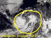 depresión tropical "12-E" forma Pacífico lejos México