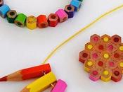 Diy: Abalorios bisutería reciclando lápices colores