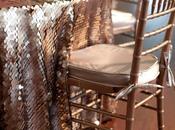 Tendencia: manteles brillantes para banquetes boda