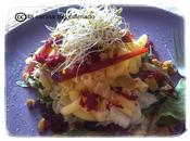Pasta maíz ensalada