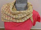 Chal cuello tejido ganchillo. Triángulo crochet (Crochet Shawl necks: triangle)