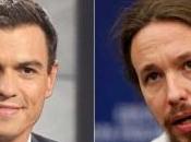 Pablo Iglesias Pedro Sánchez