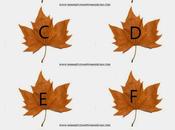 Imprimible abecedario otoño