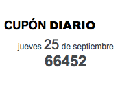 sorteo.... Mucha suerte!