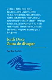 Jordi Doce. Zona divagar