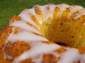 Pastel glaseado limón