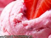 ¿como preparar helados fresas yogurt para diabeticos?