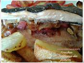 Truchas rellenas jamón