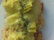 Tosta Pizza Alcachofas Mostaza Dijon