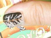 Manicura espiral, Effecto mármol, agua (spiral nail, marble water nail)