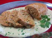 Rollos carne salsa champiñones