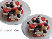 Tartitas merengue frutas