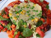 Quinoa guisantes ensalada