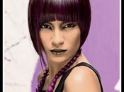 Cabello morado violeta decolorar corte color paso