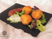 Croquetas gorgonzola, nueces manzana #asaltablogs