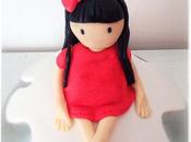 Muñeca Gorjuss fondant