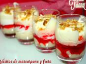 Vasitos mascarpone fresa