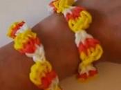 Como hacer pulsera modelo Candy Corn