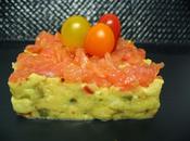 Salmón ahumado guacamole