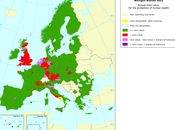 NO2: Mapa valor límite anual para protección salud (Europa, 2012)
