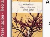 Presentación antología poética (1959-2012) elvira daudet