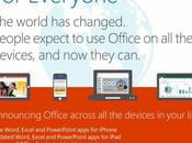 Microsoft Office partir gratis para todos dispositivos tabletas Android!