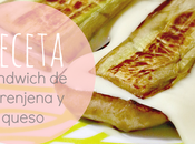 Receta Sándwich berenjena queso