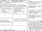 Características guión teatral Diálogo, acotaciones puntos, largo: grado