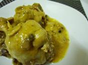 Pollo salsa verduras