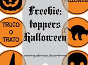 Freebie: toppers Halloween idea para hacer postre "terrorífico" cinco minutos)