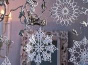 Copos nieve Navideños tejidos mano