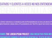 Lorem Ipsum Project, iniciativa para mejorar relaciones entre creativos clientes