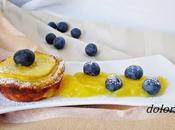 Tartas mini hojaldre crema pastelera, manzanas arándanos