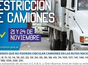 Restricción circulación camiones rutas nacionales. Informe ANSV