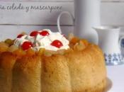 Savarin piña colada mascarpone