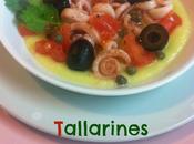 Tallarines Calamar Salsa Calabacín