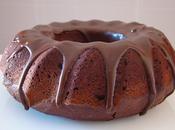 Bundt cake integral remolacha, miel cacao glaseado chocolate negro