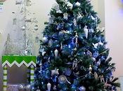 Arboles navidad azules morados