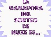 Ganadora Sorteo "Caja Nuxe"