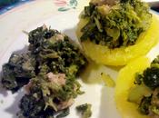 Patatas rellenas brócoli longanizas Patate ripiene broccoli salsiccia