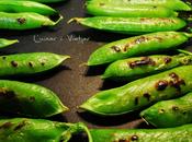 Guisantes plancha