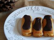 Éclairs crema chocolate