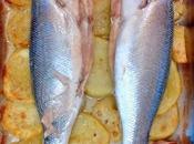 Pescado horno patatas