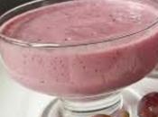 Crema espuma uvas.