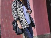 black white cardigan