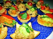 Tartaletas rellenas patés vegetales