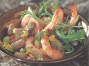 Ensalada gambas judias pintas