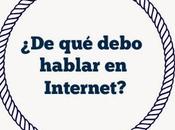 "target" para quién hablar qué.