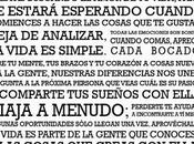 "ver vida como algo simple"